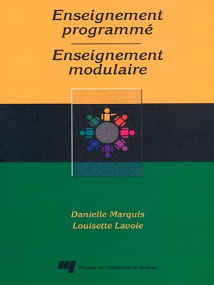 cover image of Enseignement programmé. Enseignement modulaire